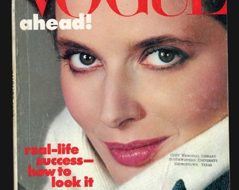 Vogue US Agosto 1983 Original Vintage Fashion Magazine Isabella Rossellini