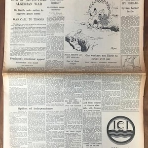 The Guardian March 19 1962 Original Vintage Rare Newspaper   Birthday Gift Present