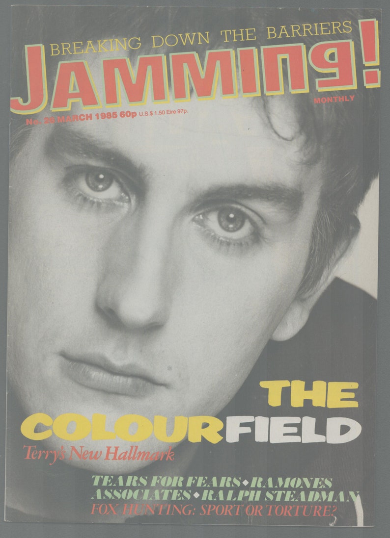 Jamming no 26 March 1985 The Colourfield Tears for Fears Ramones image 1