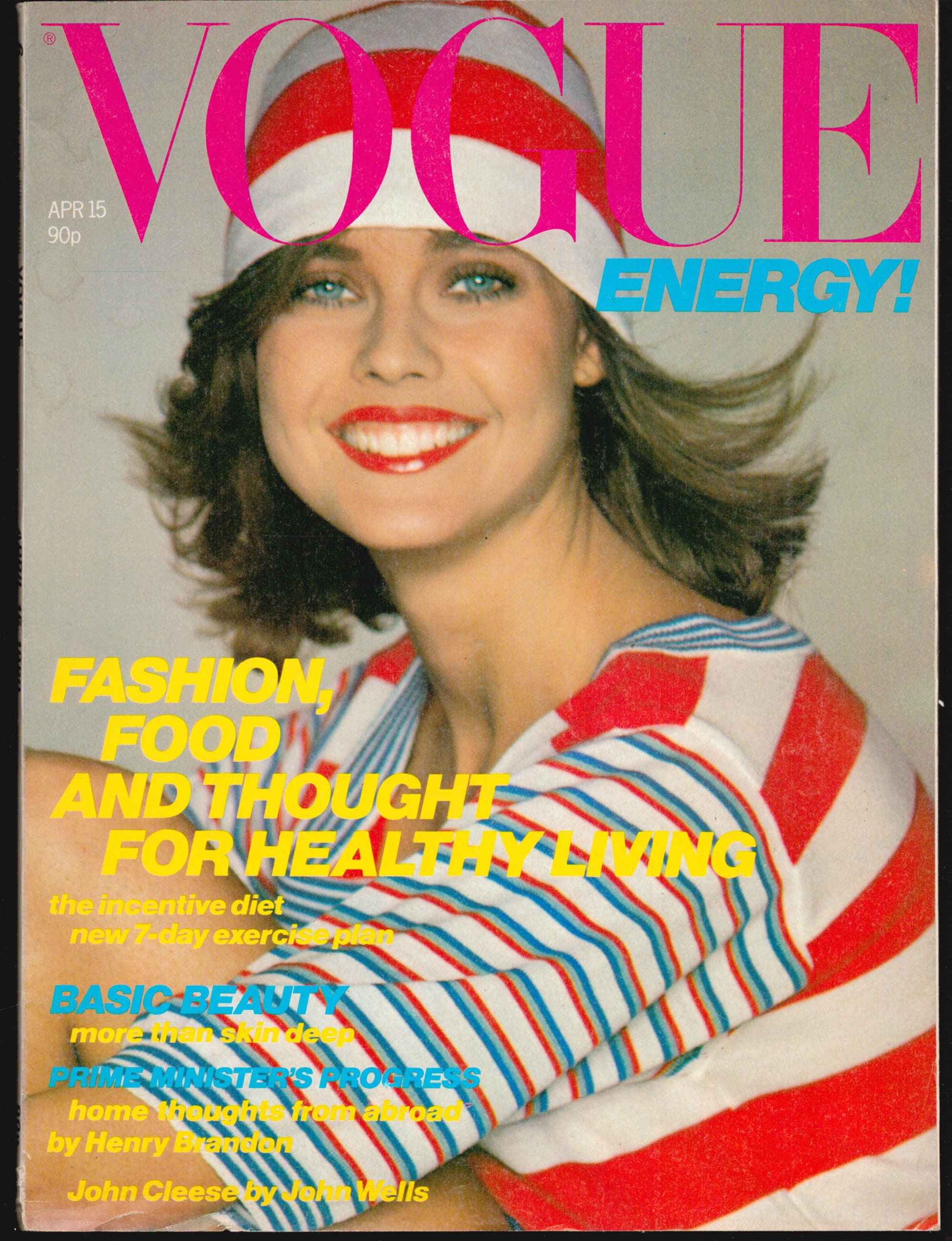 Vogue UK April 15 1980 British Original Vintage Fashion