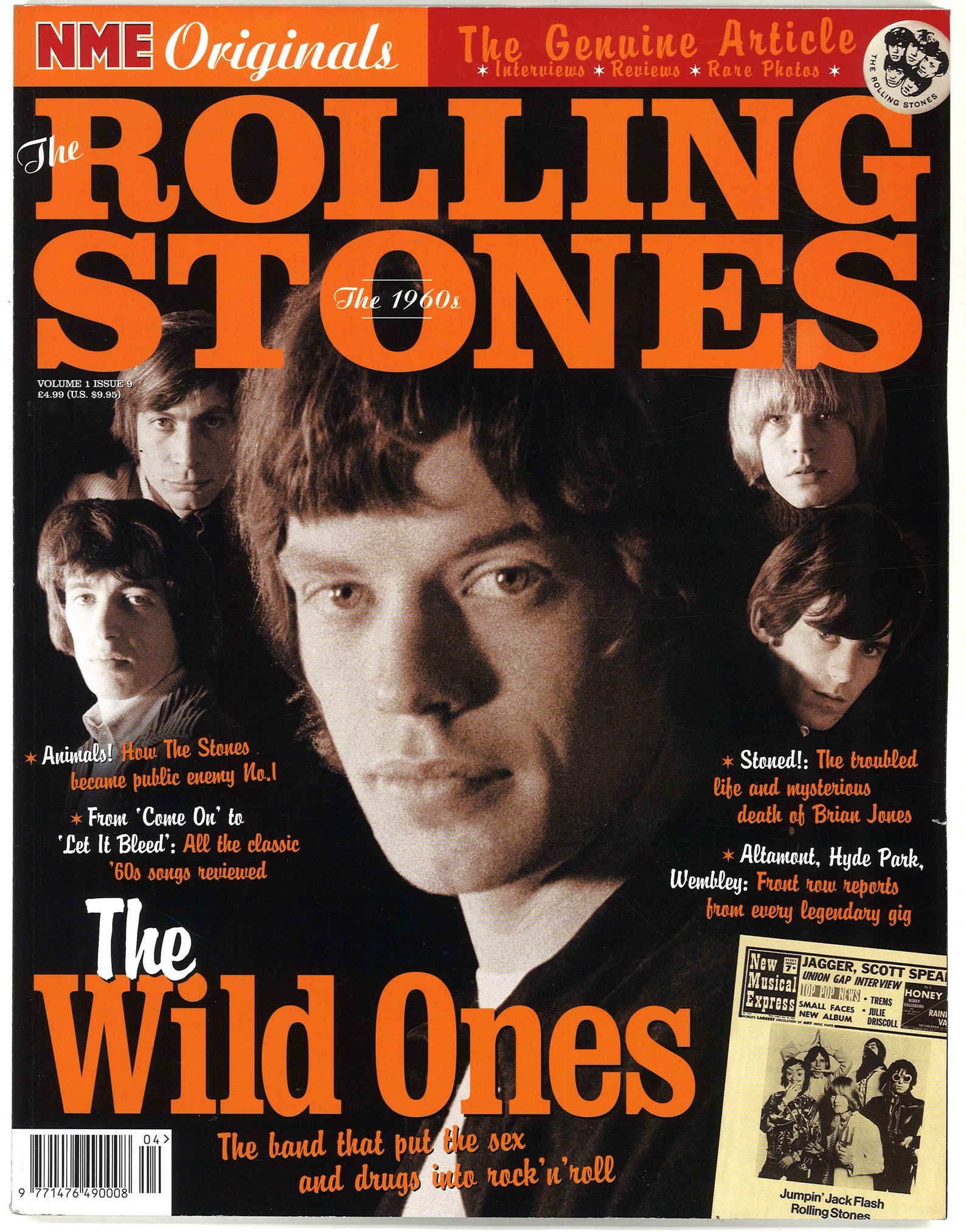 Rolling Stones The 1960's vol 1 issue 9 Original Music Etsy