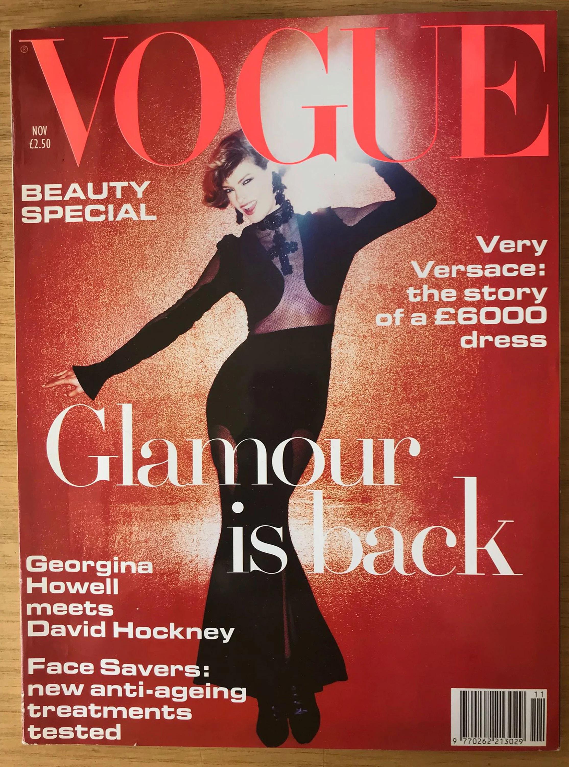Vogue UK Nov 1993 Original British Vintage Fashion Magazine