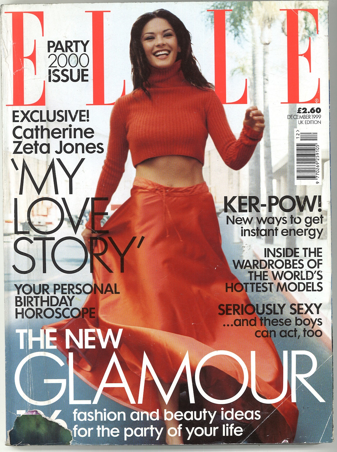 ELLE誌 写真集「ELLE - MEMOIRE DE LA MODE」1999 Elle Vintage Fashion Magazine July 1999 Jennifer Lopez