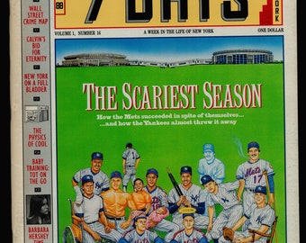 7 Days Magazine July 7 1988 New York  The Scariest Season Mets Yankees