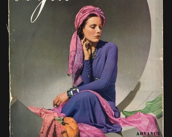 Vogue US 15 febbraio 1938 Rivista di moda vintage originale