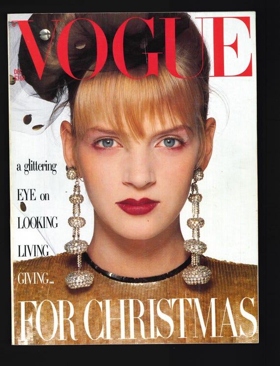 VOGUE BOOK(1985年) Vogue UK Dec 1985 British Original Vintage Fashion Magazine