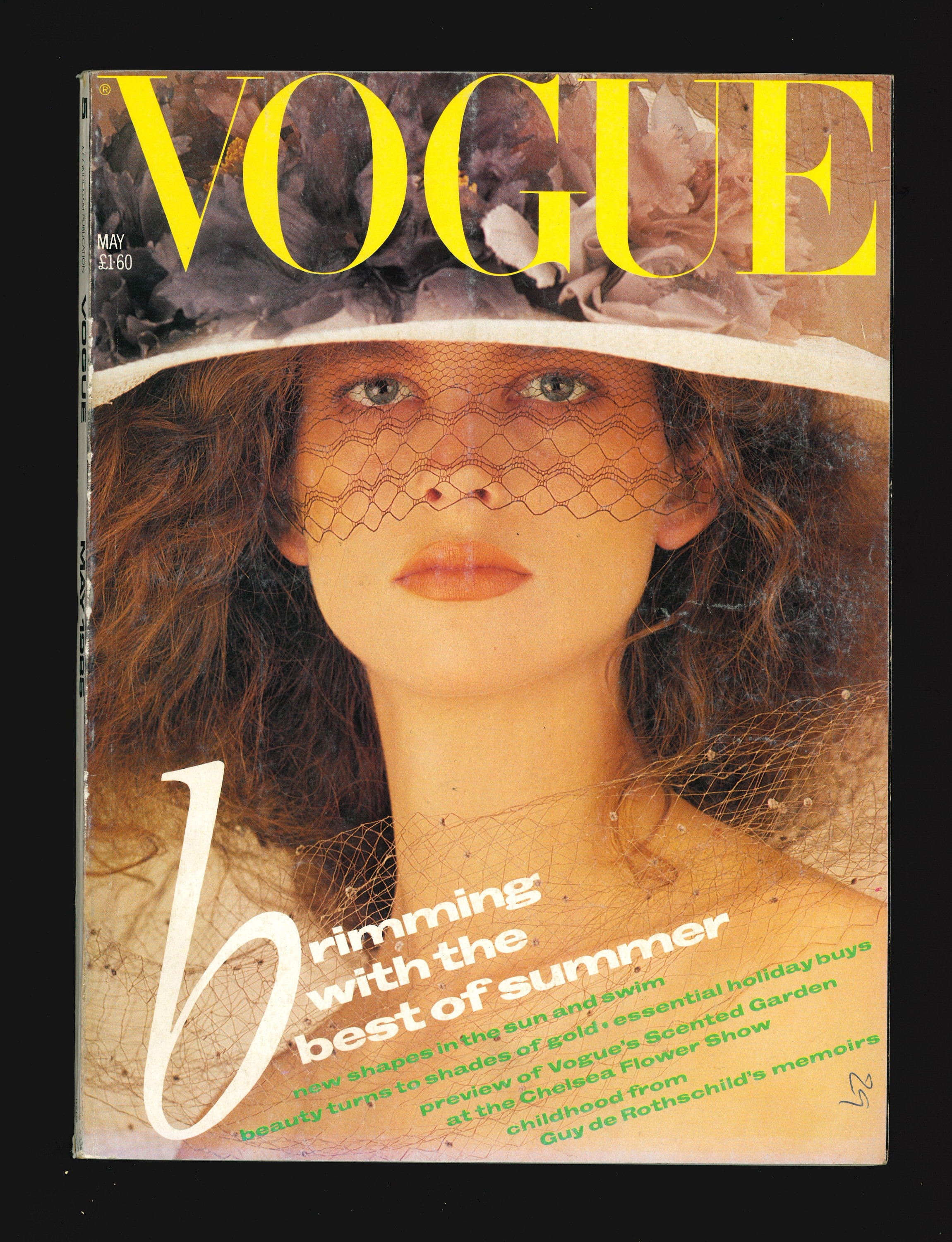 Vogue UK May 1985 Original Vintage Fashion Magazine