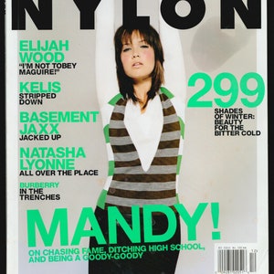 Nylon Dec Jan 2004 US American Pop Culture Fashion Magazine  Mandy Moore