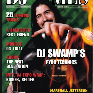 DJ Times Dec  2001 2002 Original Magazine