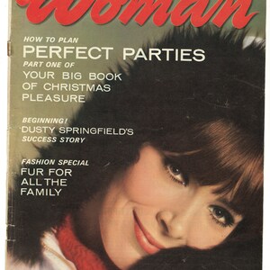 Woman UK Dec 4 1965  Original British Vintage Weekly Women  Magazine Gift Present Birthday