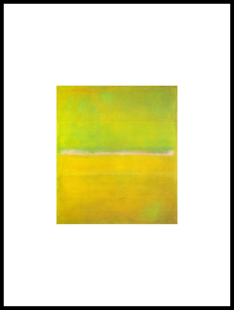 No. 10, 1953, Mark Rothko Original Tear Sheet Window Mounted Ready for ...