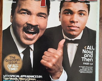 Esquire vol 140 no 3 Oct 2003 Aniversario EE.UU. América Original Moda Hombres Revista Muhammad Ali portada