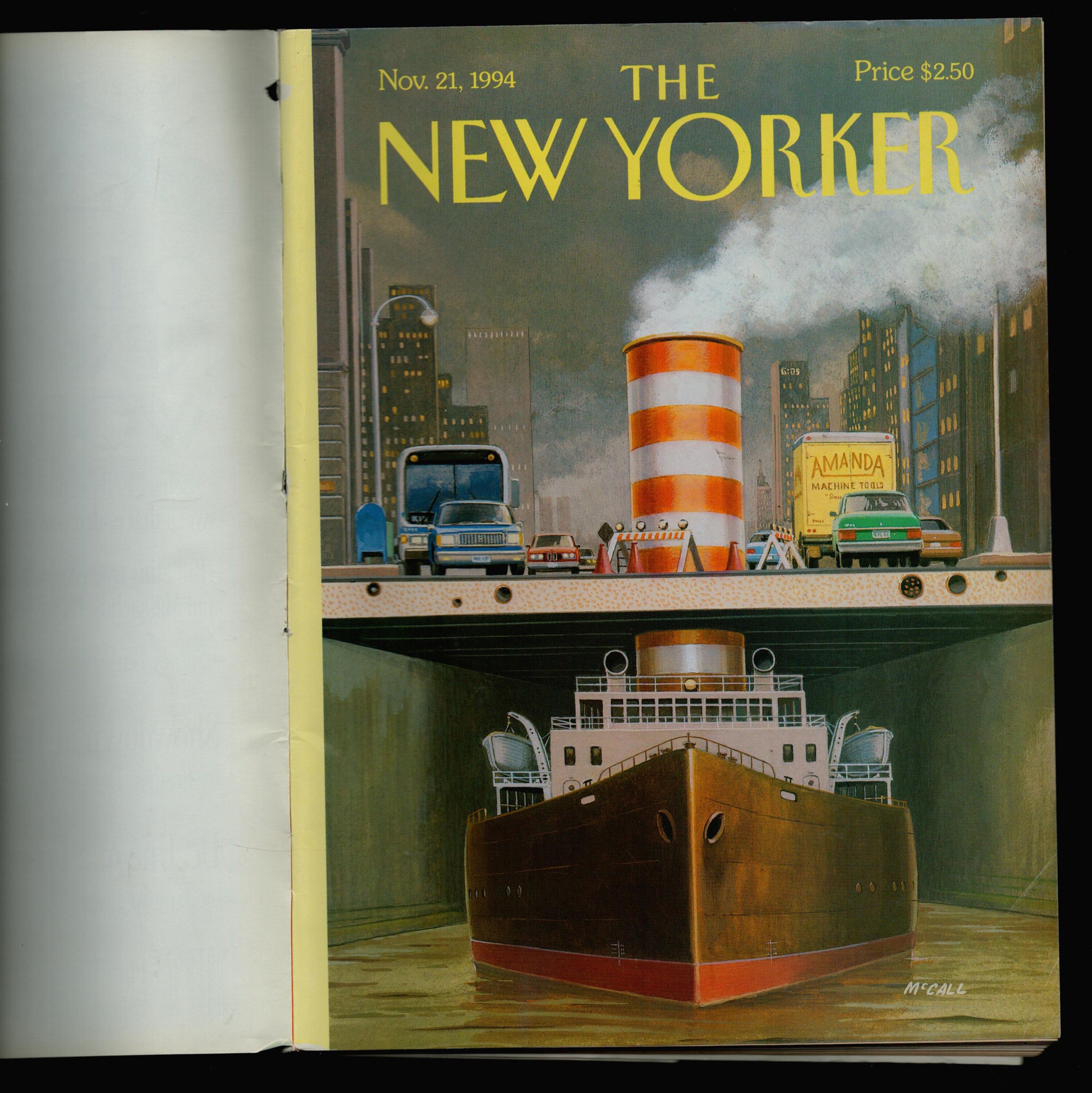 New Yorker Magazine Nov 21 1994 Steamers Bruce Mccall Pierre