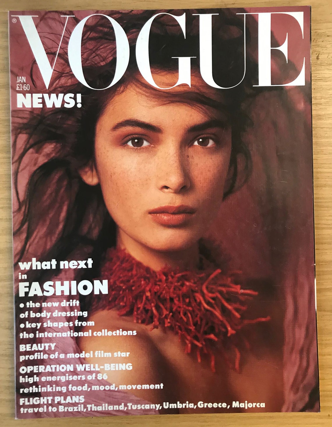 Vogue UK January 1986 British Original Vintage Fashion - Etsy