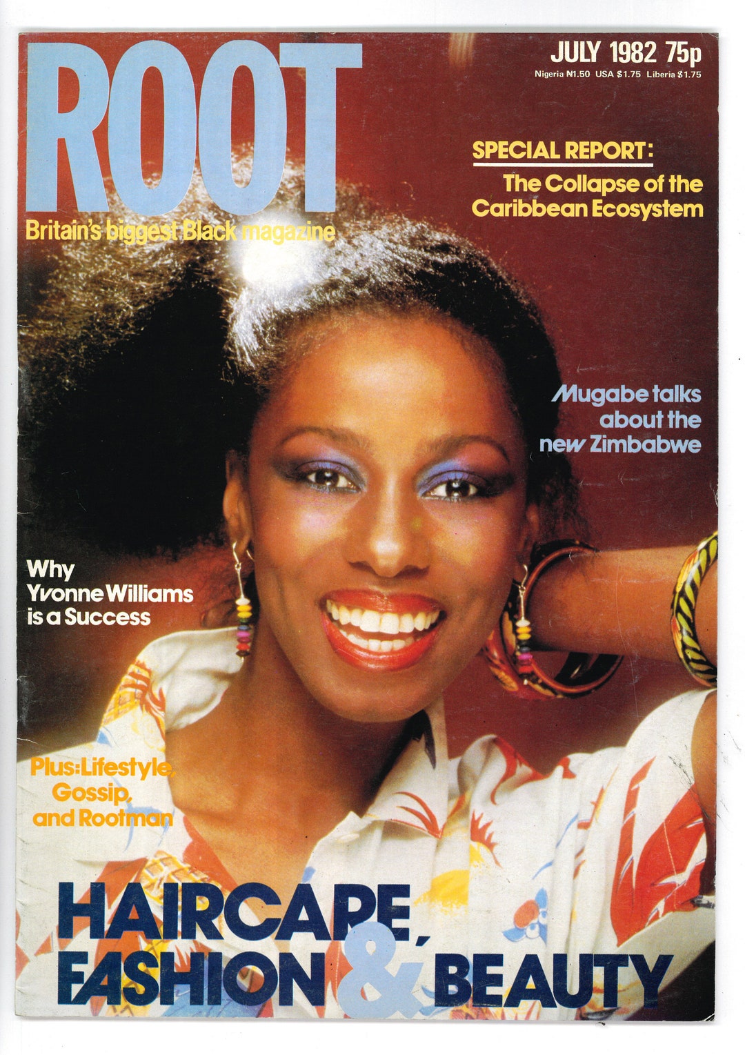 Root July 1982 Original Magazine - Britains Biggest Black Magazine - Etsy