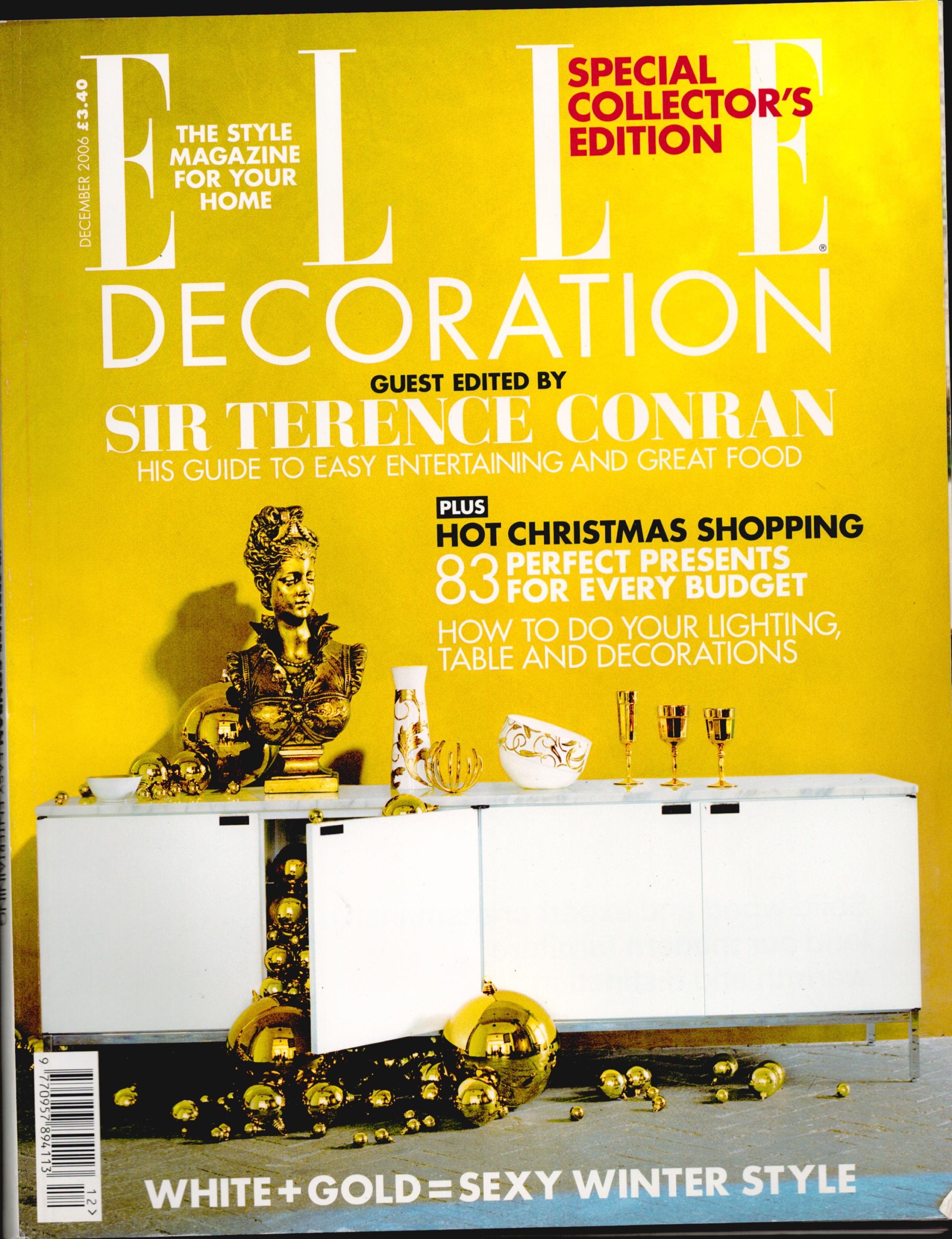 Elle Decoration No 172 December 2006 the Style Magazine Home - Etsy