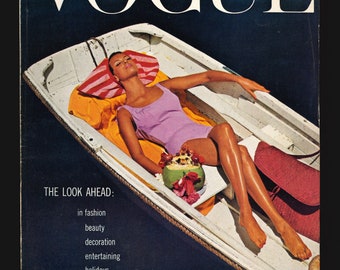 Vogue UK Jan 1961 Original Vintage Fashion Magazine
