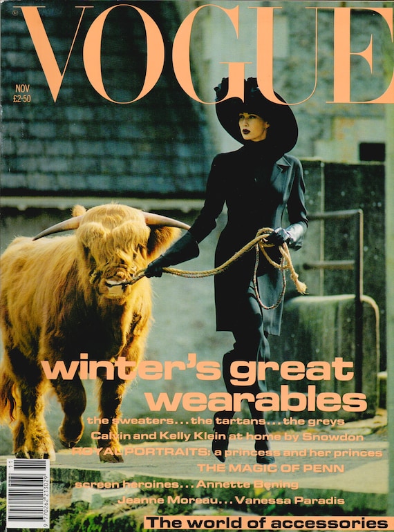 Vogue UK November 1991 Birthday Gift Present Original