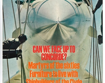 Illustrierte London News 8. Februar 1969 Original Vintage Magazin Concorde