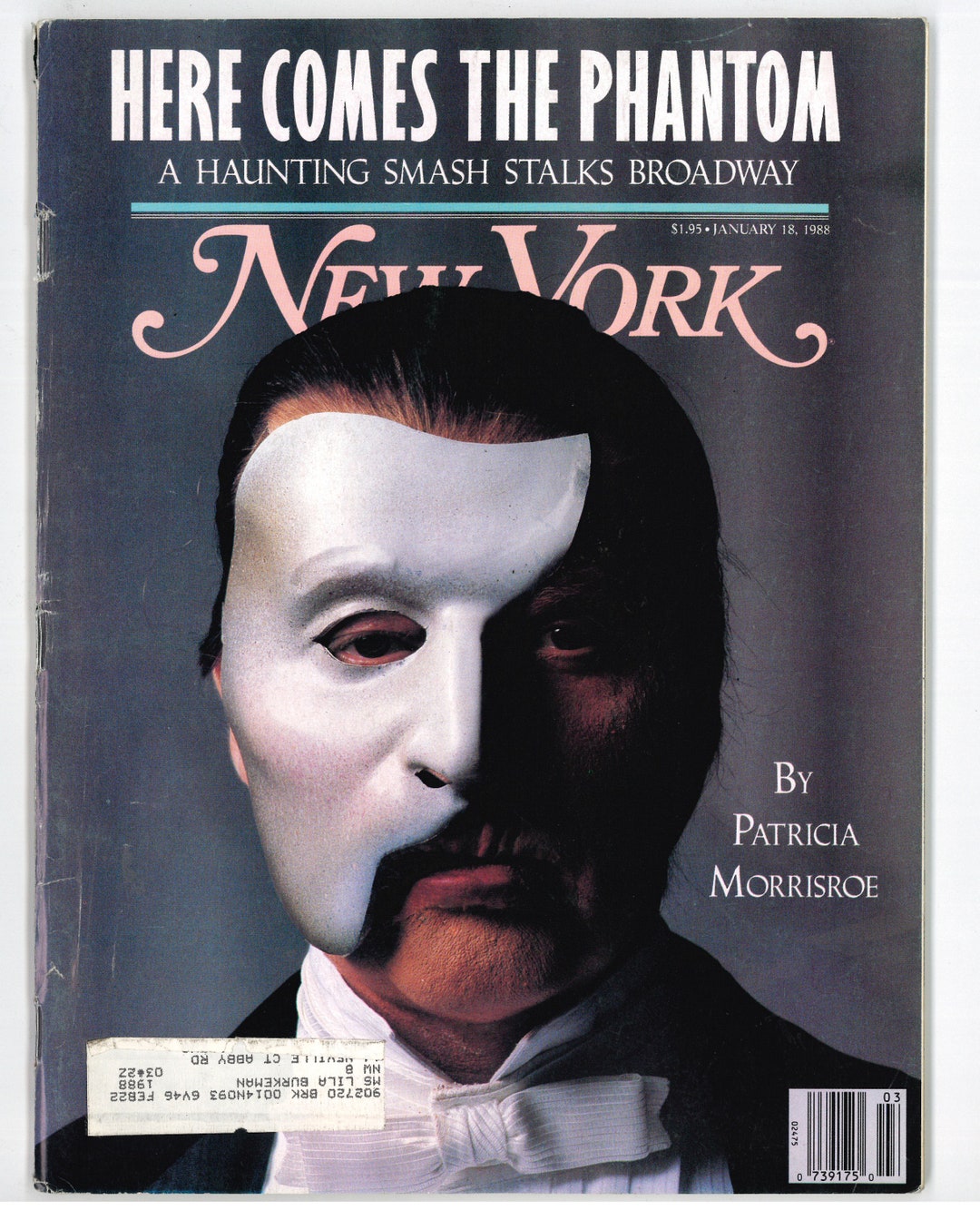 New York Jan - May 1988 American US Biweekly Original Vintage Magazine ...