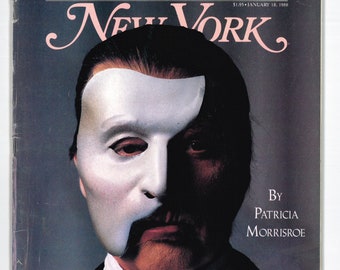 New York Jan - May 1988 American US Biweekly Original Vintage Magazine