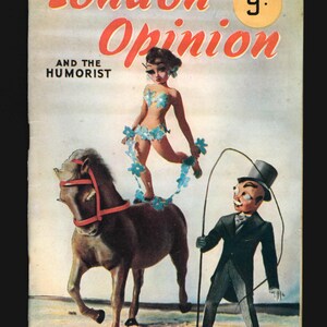 London Opinion and the Humorist  Jan - Nov 1948 Vintage Original Men Magazine Scarce