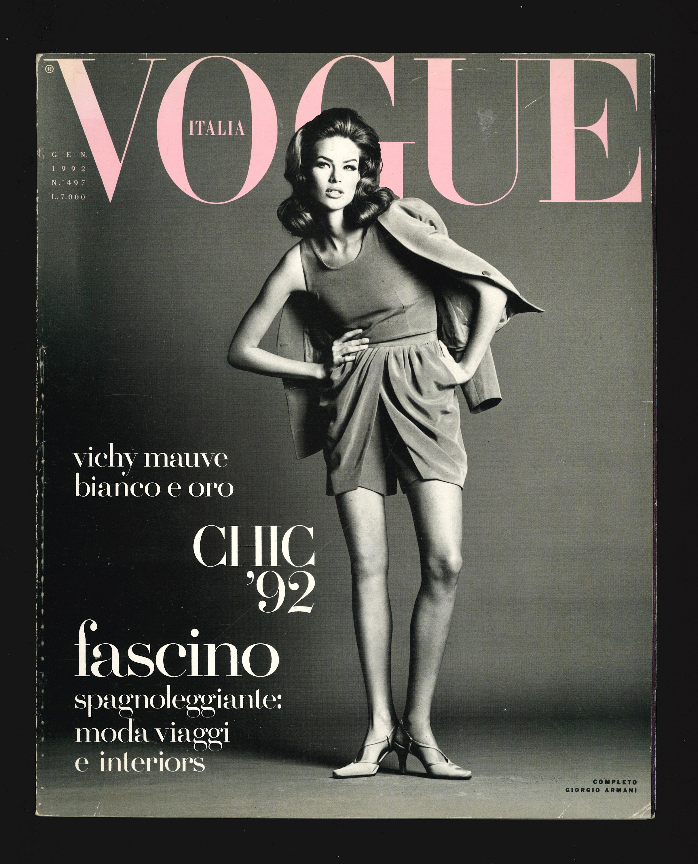 giorgio armani magazine