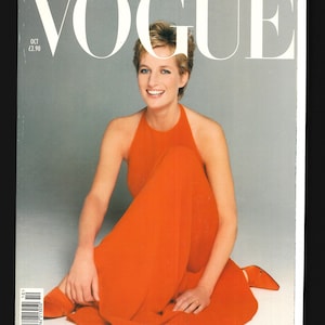 Princess Diana Vogue Magazine - Etsy