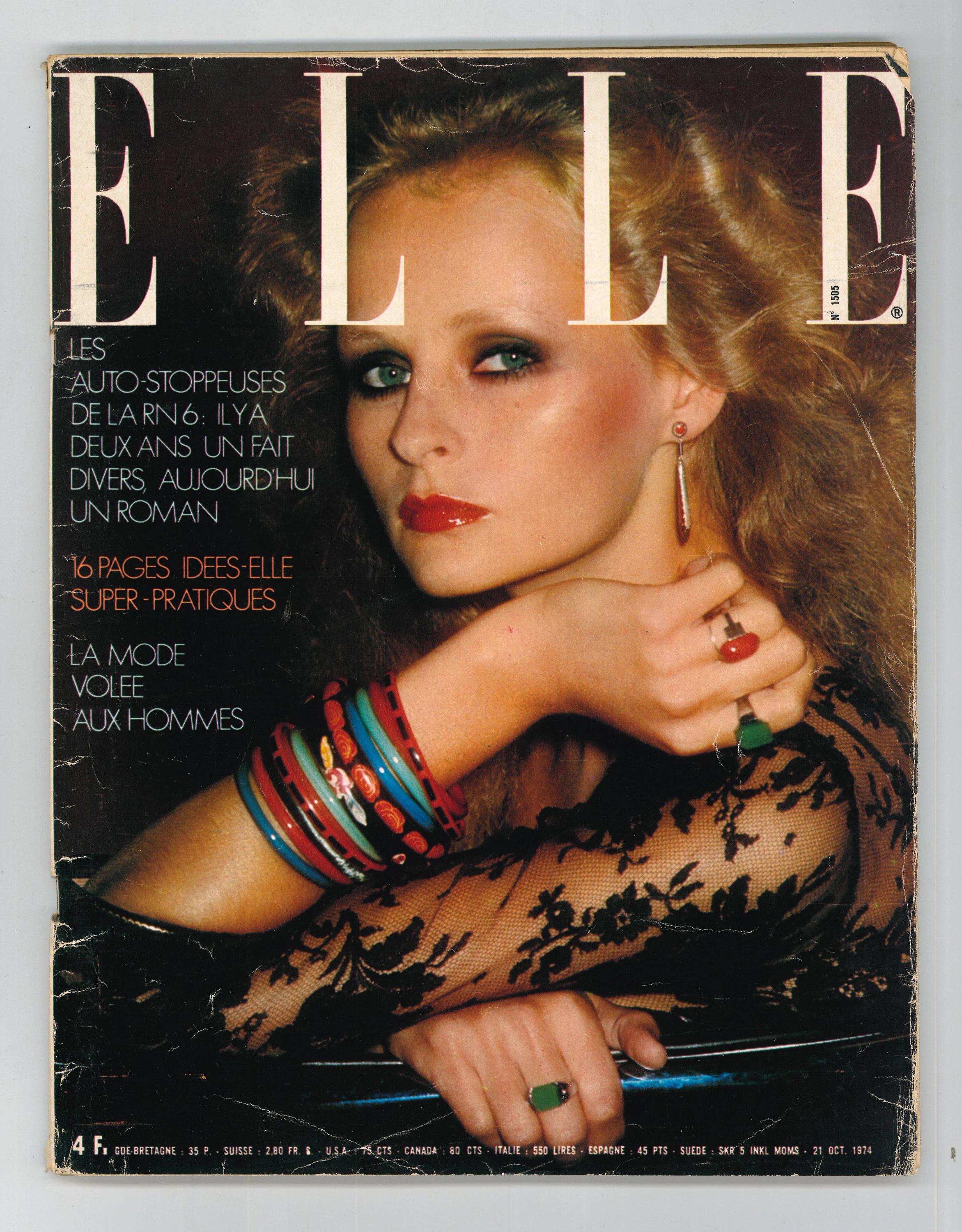 Elle Oct 14 & 21 1974 French Edition Vintage Magazine 50th - Etsy