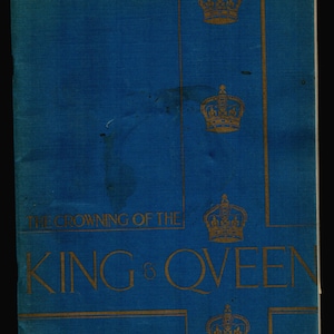 La coronación del rey Jorge VI y la reina Isabel 12 de mayo 1937