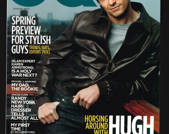 GQ US Enero - Junio de 2002 Revista Vintage Original Trimestral para Caballeros