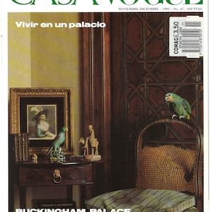 Casa Vogue España Spain no 47 Nov -Dec 1993 Original Vintage House Decor  Magazine