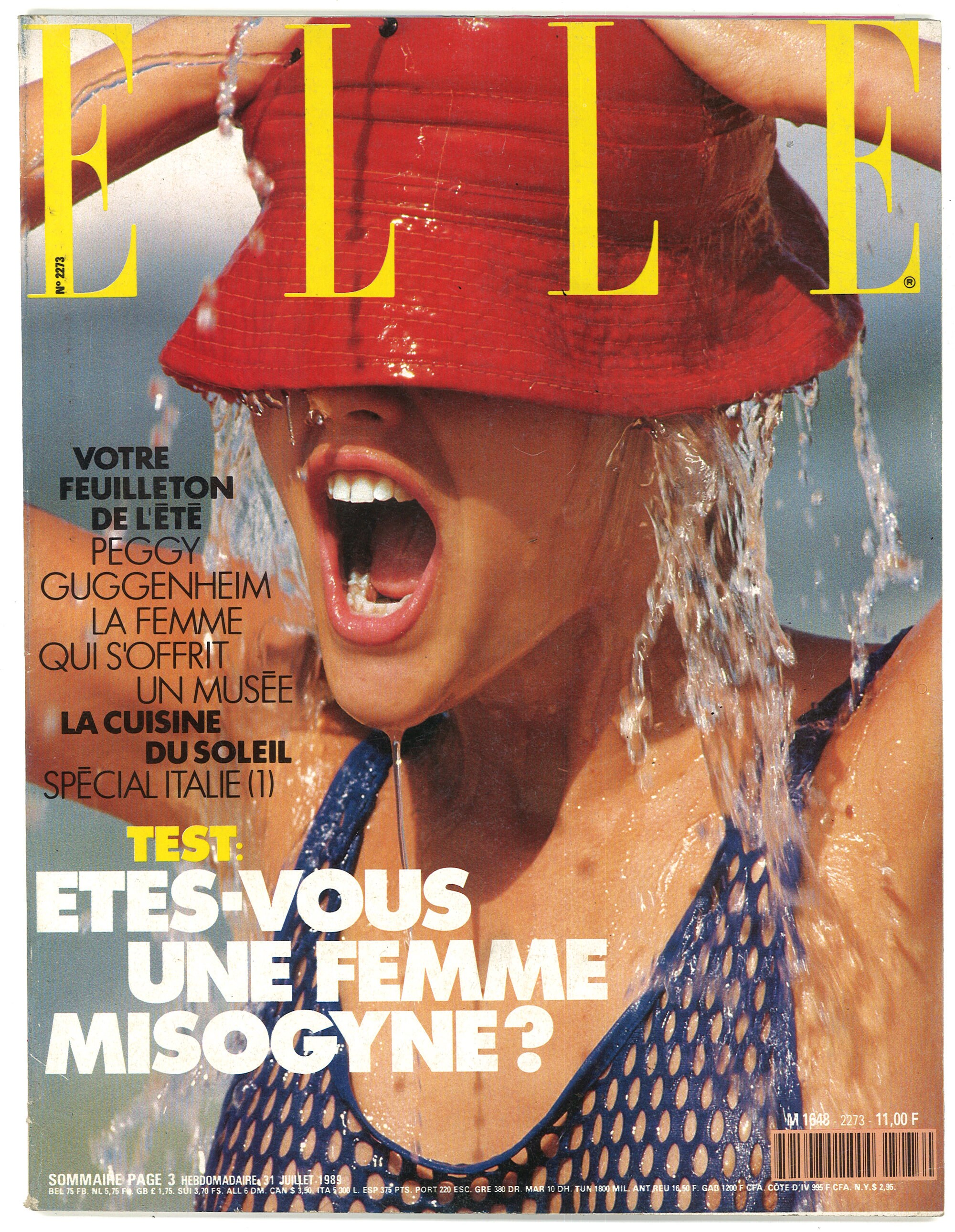 Elle French No 2273 July 31 1989 Paris Foreign Original Vintage