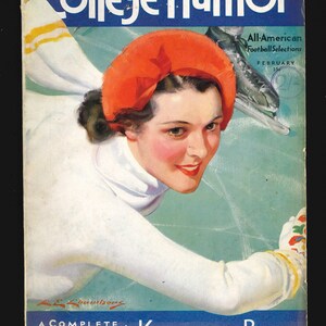 College Humor Feb 1931 Vintage Magazin C. E. Chambons, Katharine Brush