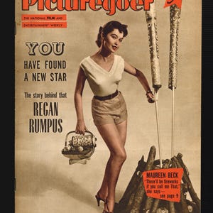 Picturegoer Filme Cinema Hollywood Nov Dez 1955 Revista Vintage Original