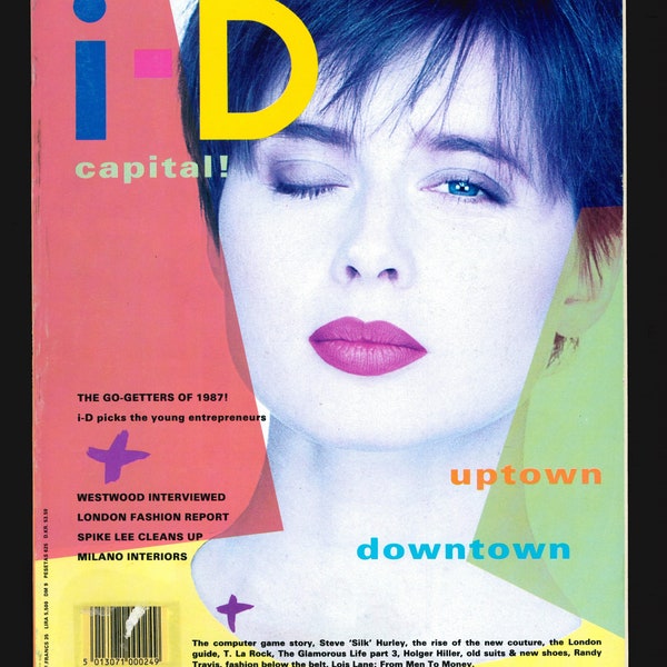 I-D no 45 March 1987 Metropolitan Issue Rare Original Vintage Fashion Magazine Isabella Rossellini cover