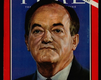 Couverture du Time Magazine, 1er avril 1966 : Hubert Humphery