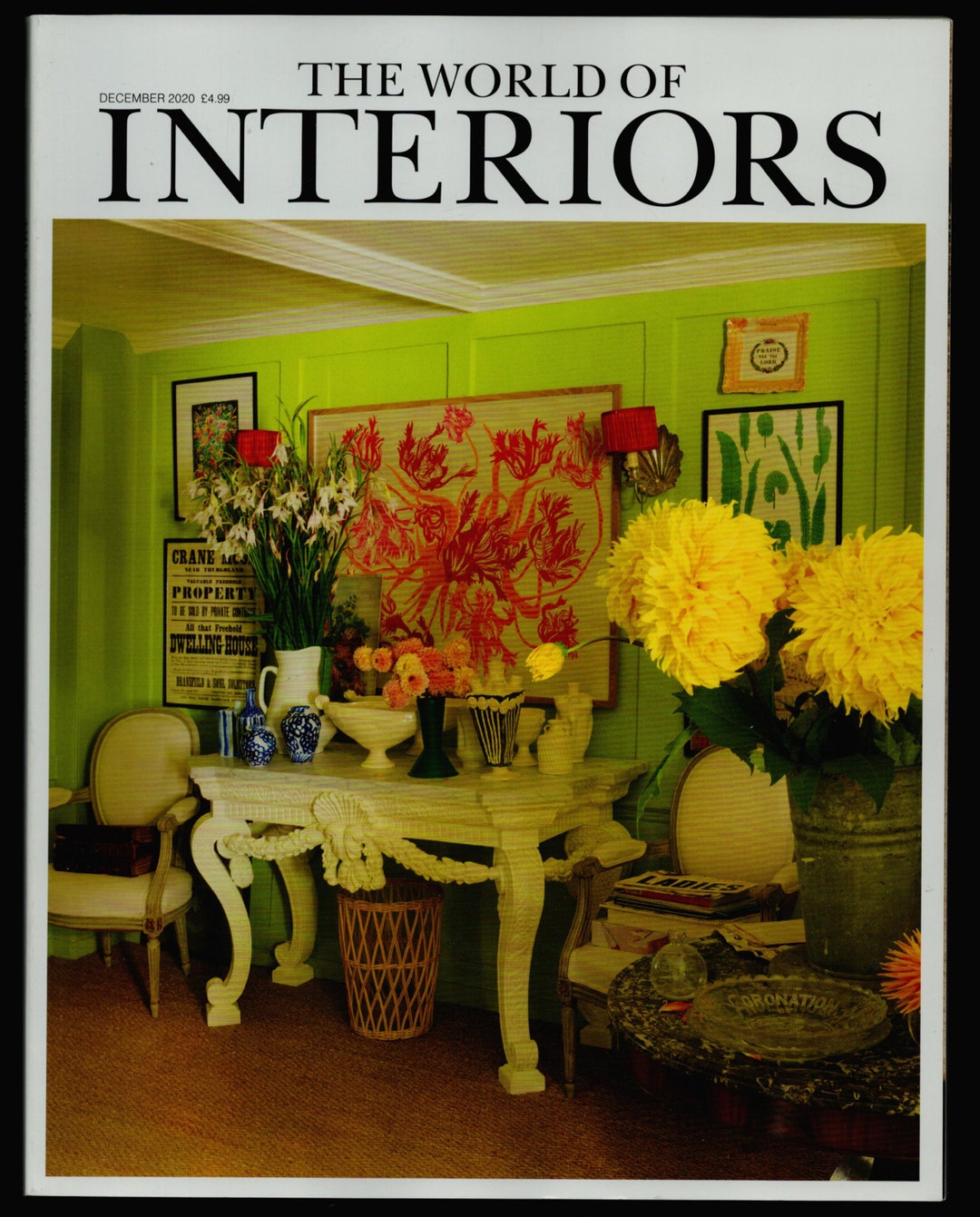 World of Interiors Dec 2020 Original Vintage Design & - Etsy