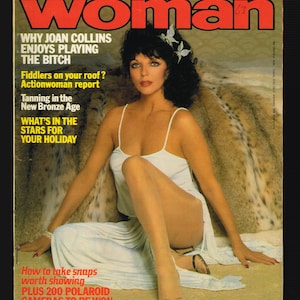 Woman July 7 1979 Vintage Magazine Fashion Beauty Cooking Joan Collins