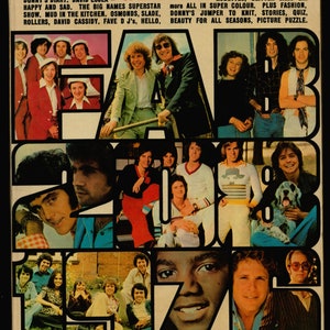 Fabulous 208 Annual Book 1976 Bay City Rollers David Essex Osmonds Slade  Pop Music