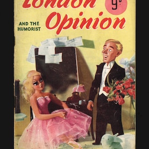 London Opinion and the Humorist  1949  Vintage Original Men Magazine Scarce