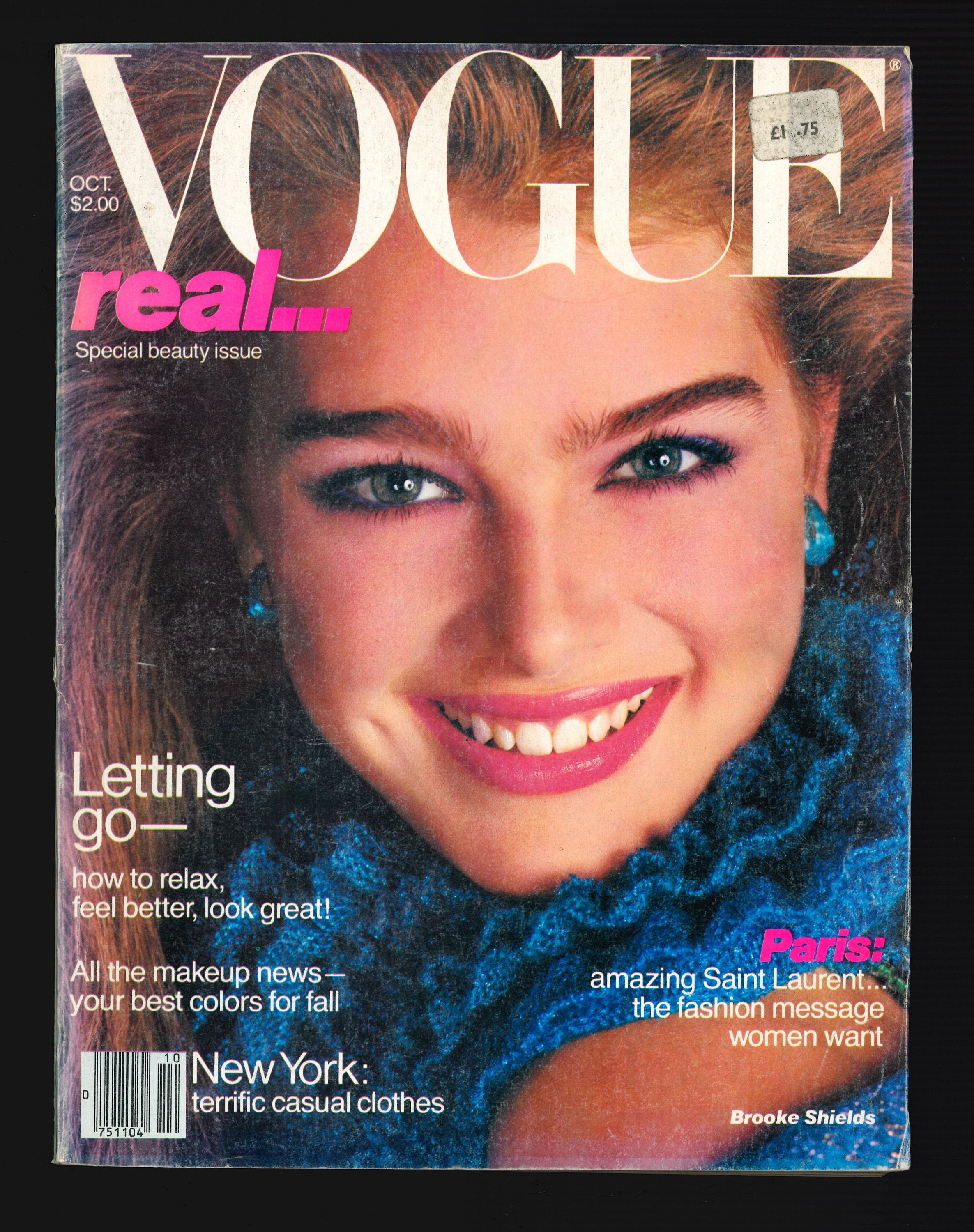 Vogue US Oct 1980 Original Vintage American Fashion Magazine Vogue US Oct 1980 Original Vintage American Fashion Magazine
