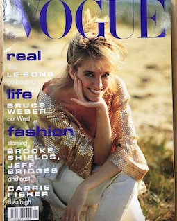 Vogue UK Jan 1991 Birthday Gift Present Original British Vintage