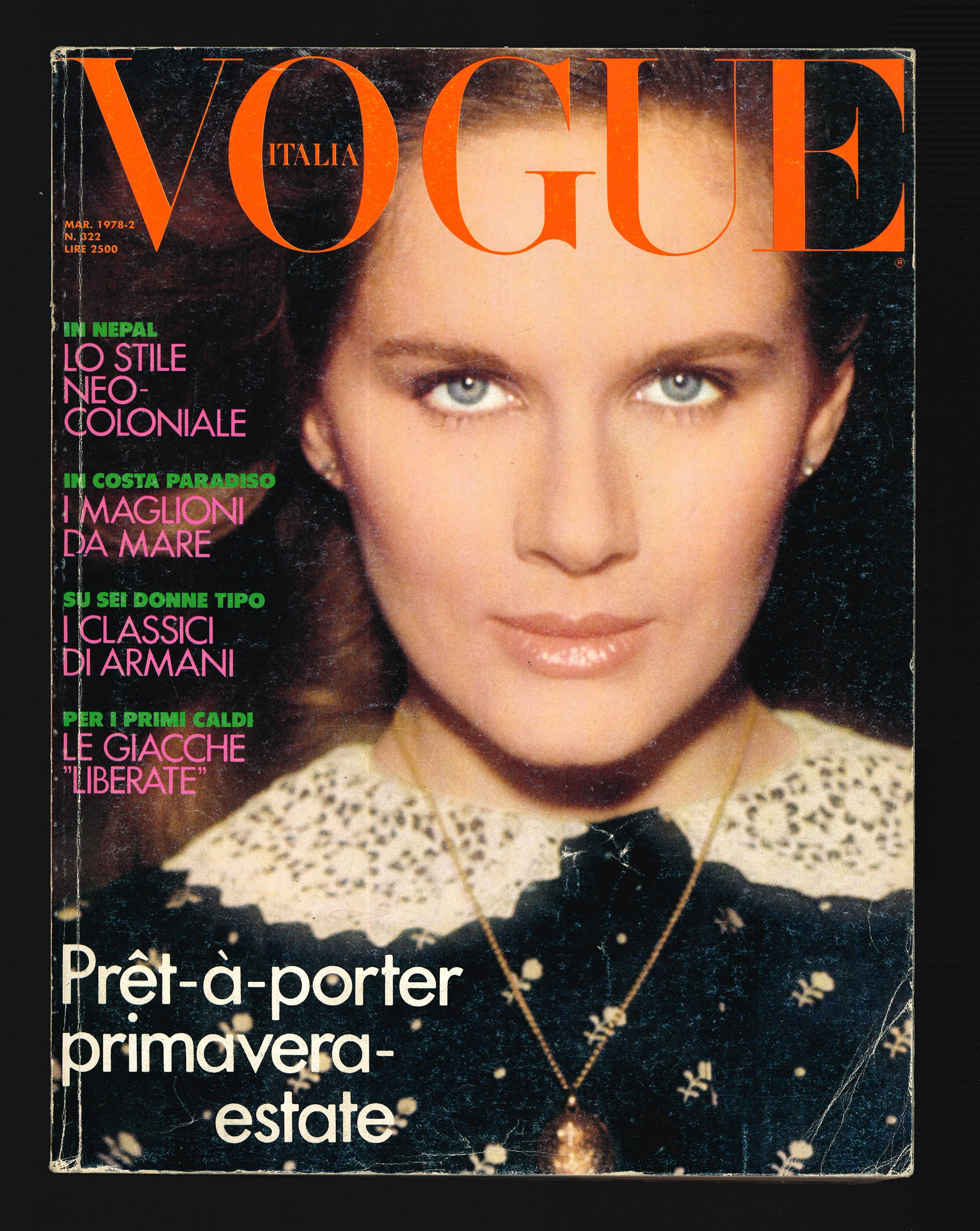 Vogue Italia March 1978 No 322 Original Vintage Fashion Magazine