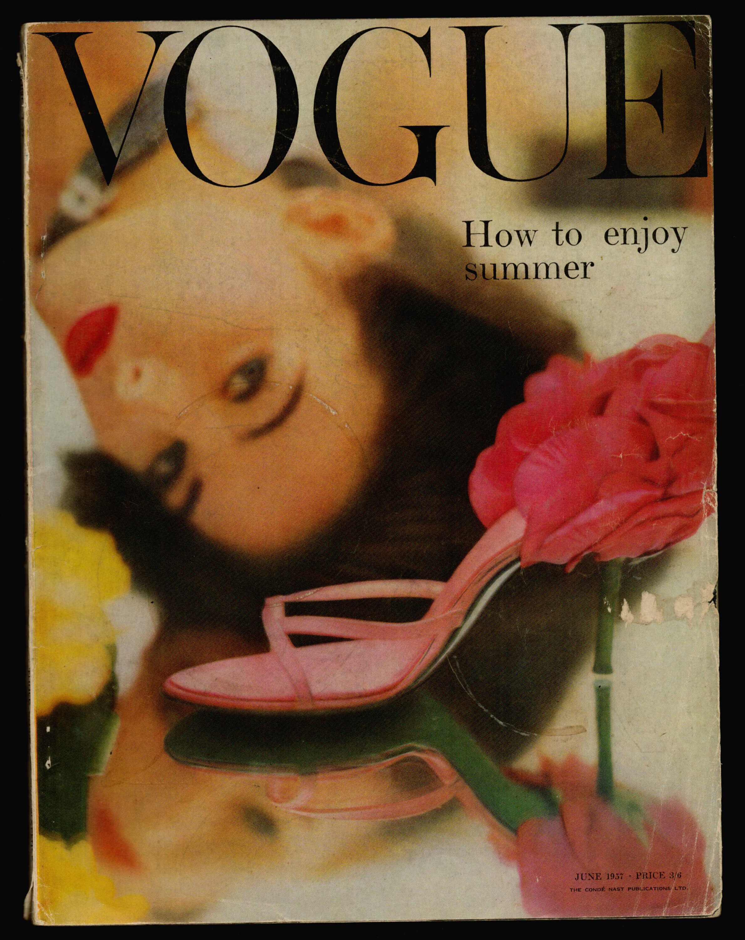 Vogue UK June 1957 British Original Vintage Retro Rare Fashion