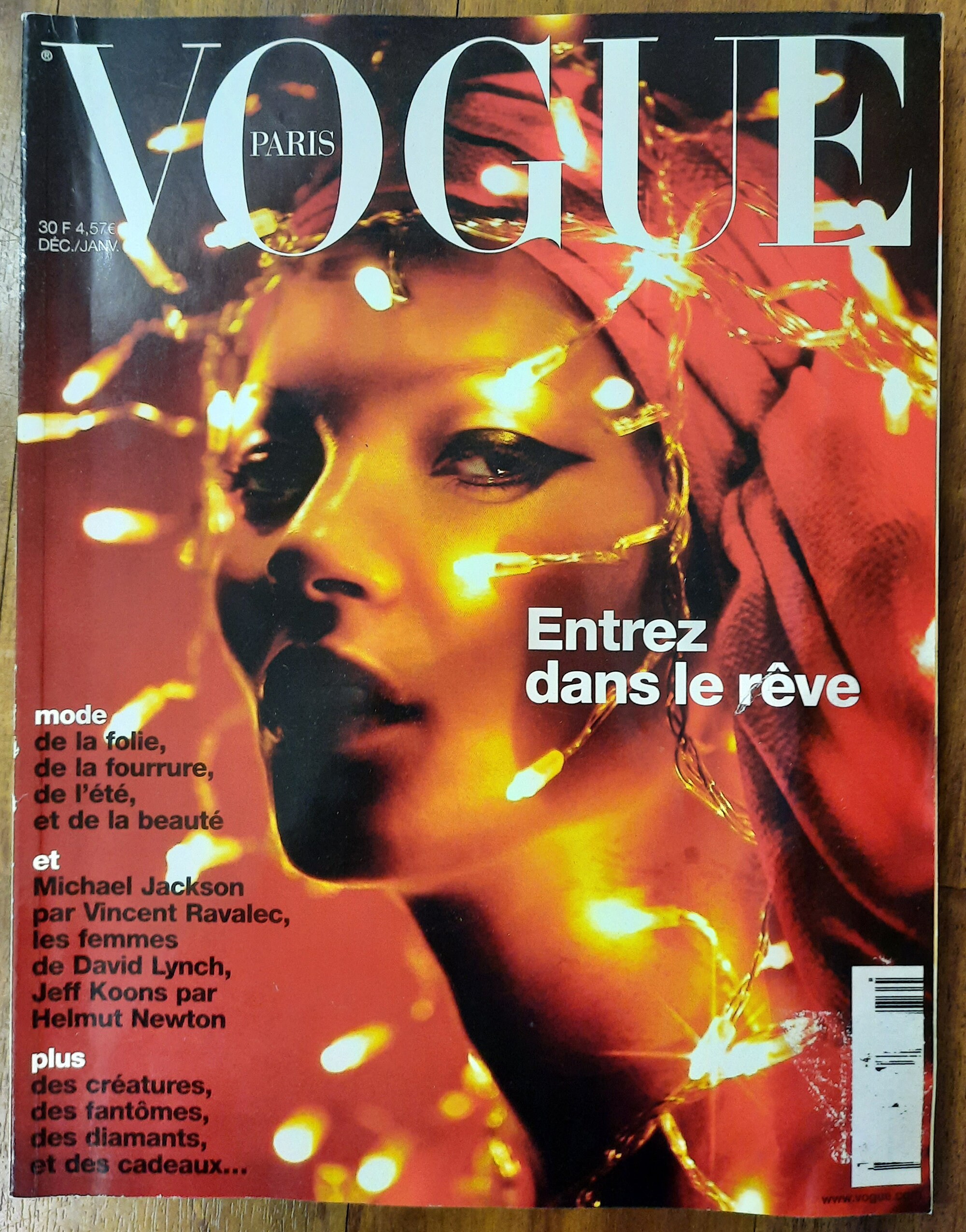 Vogue Paris Dec 2001 Jan 2002 Originalvintage Fashion Magazine - Etsy