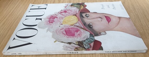 Vogue UK June 1956 British Original Vintage Retro Rare