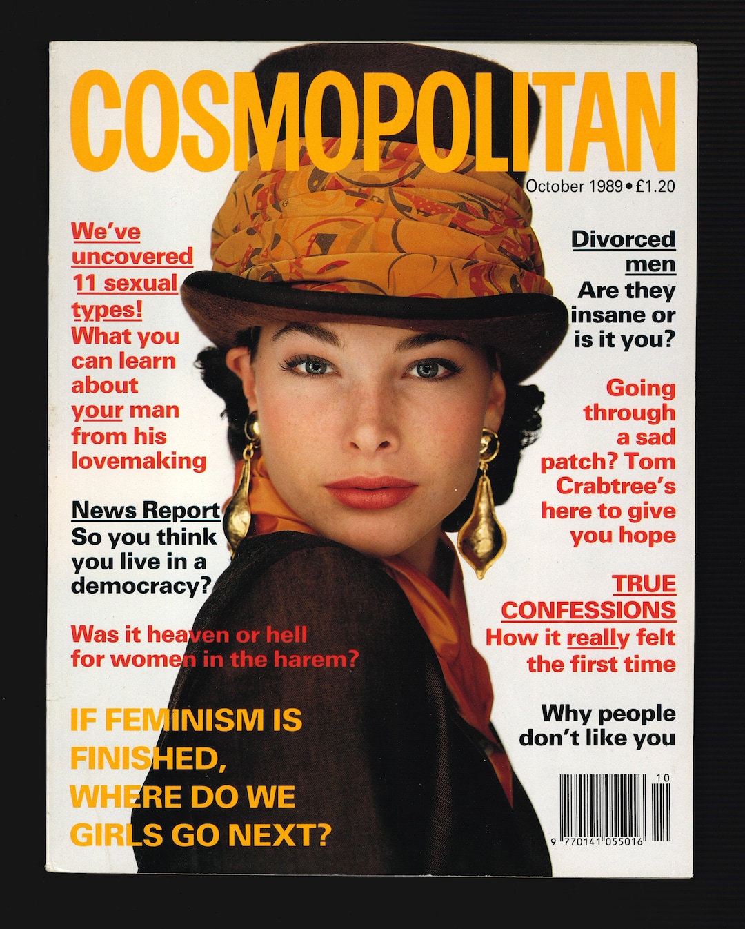Cosmopolitan Magazine UK October 1989 Women’s Fashion Clothing - Etsy