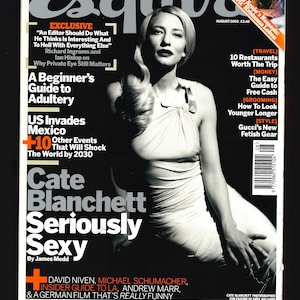Esquire Magazine Aug 2003 Cover: Cate Blanchett