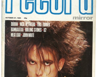 Record Mirror Oct 27  1984 UK British Original Vintage Music Magazine Gift Present Birthday The Cure 40th